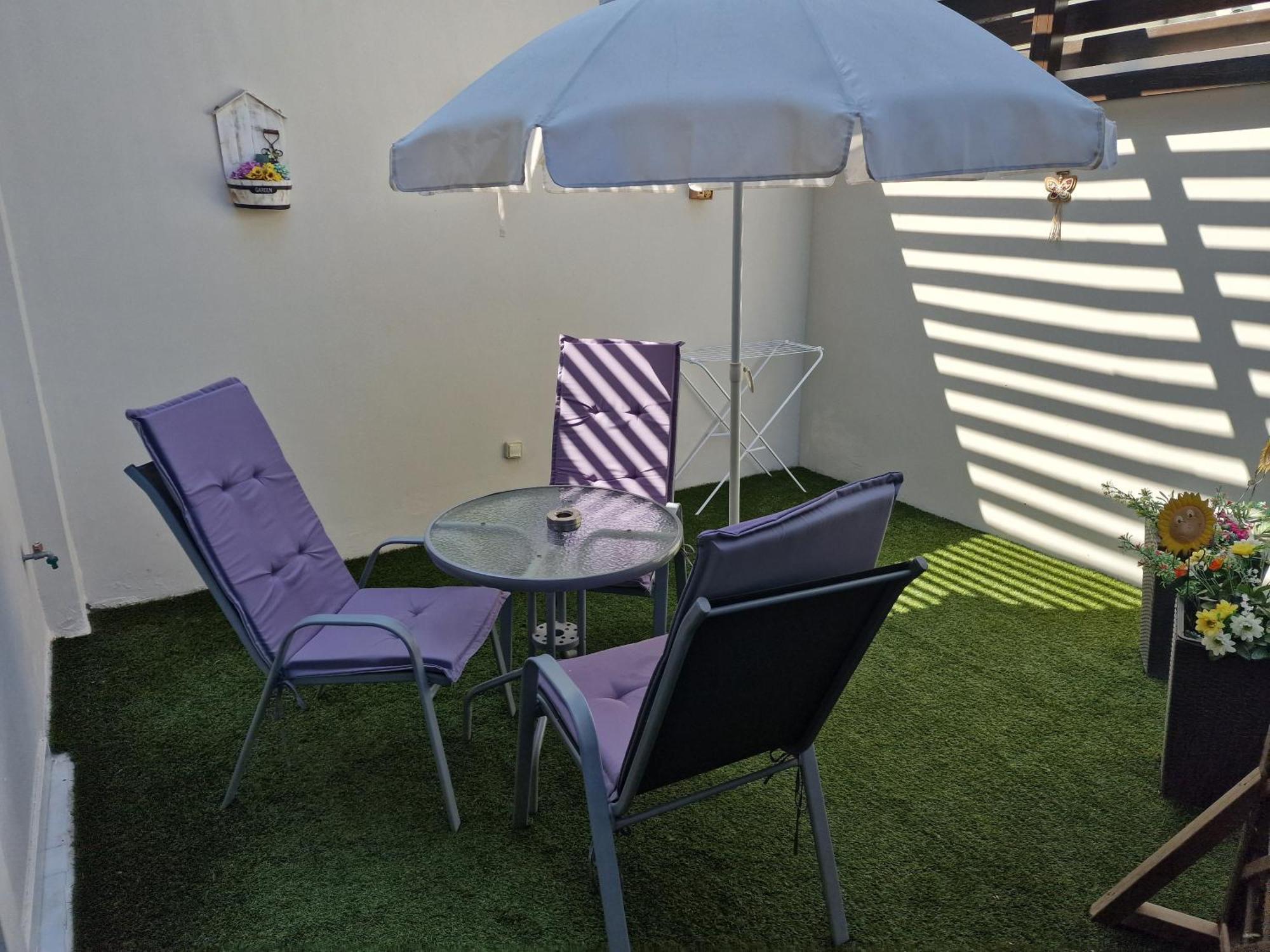 Blue - Comfy Center Rodos Apartment Asgourou Exterior photo